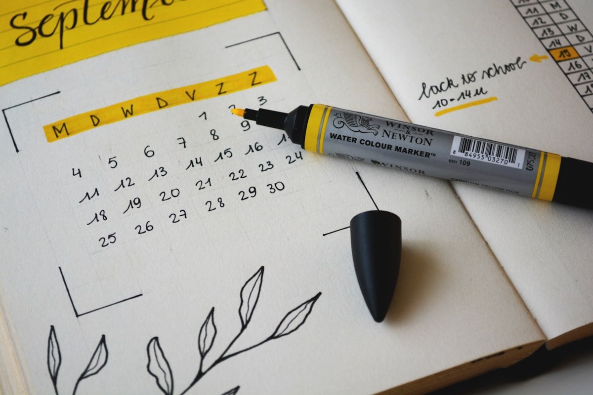 Content calendar review with marketing team